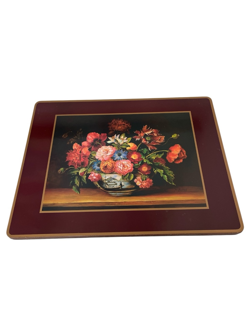 Pimpernel Set of 4 Acrylic Vintage Decorative Traditional Floral Placemats